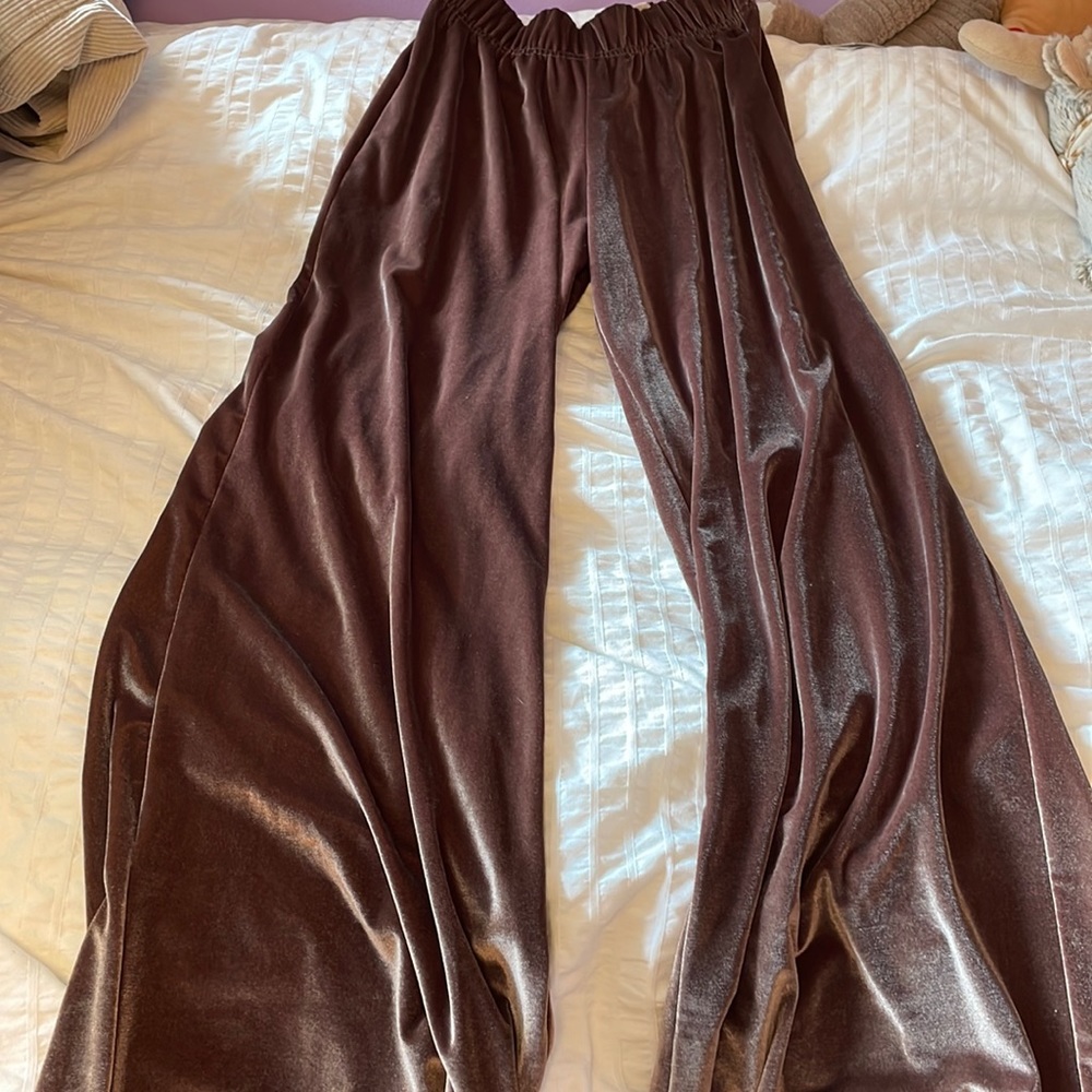 Satin pants